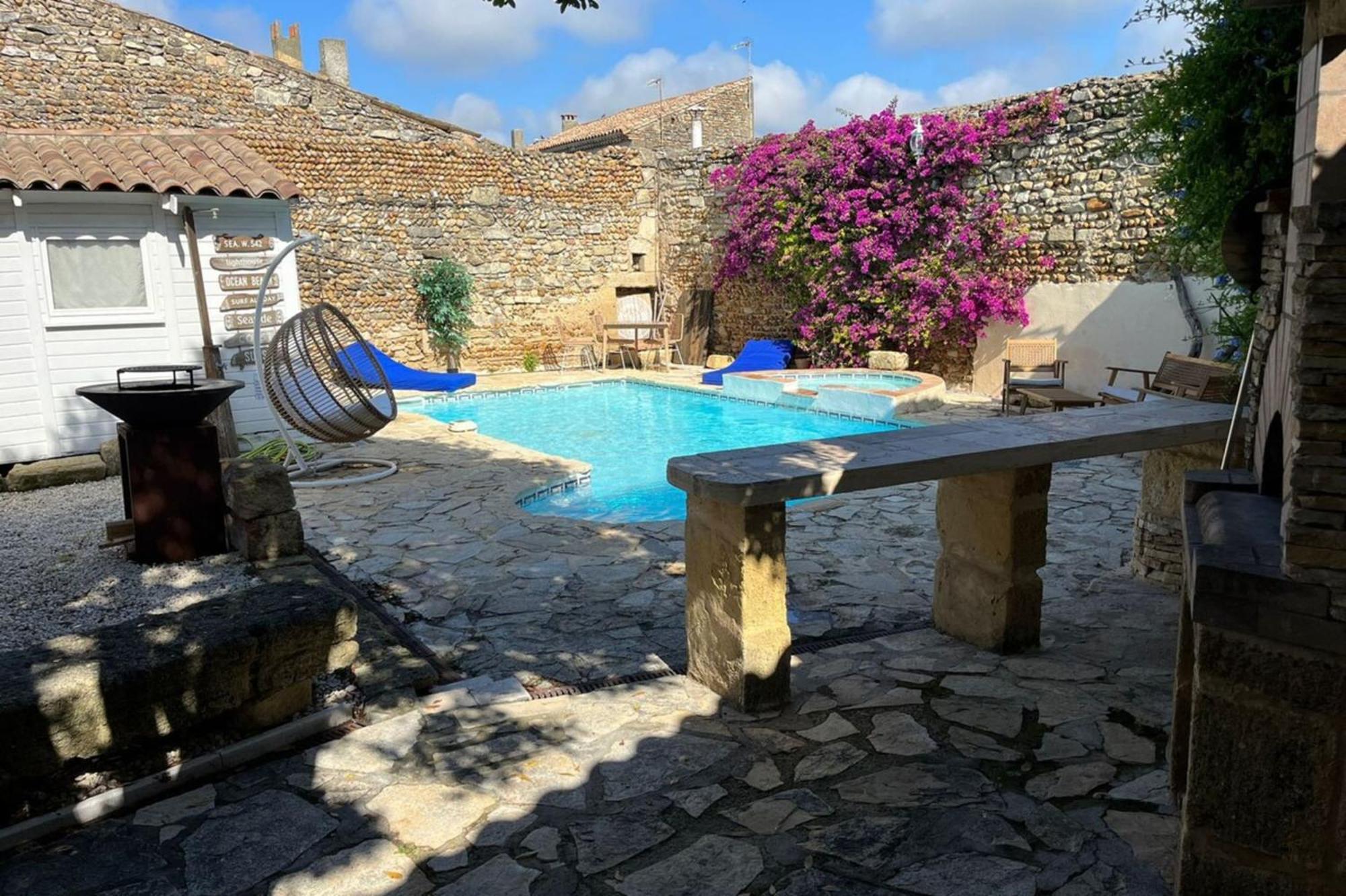 Casa Angel -Bohemian Villa With Swimming Pool And Air Conditioning! Vauvert Buitenkant foto